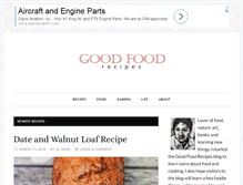 Tablet Screenshot of goodfoodrecipes.com