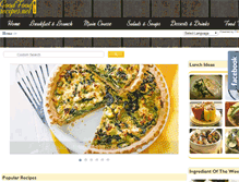Tablet Screenshot of goodfoodrecipes.net